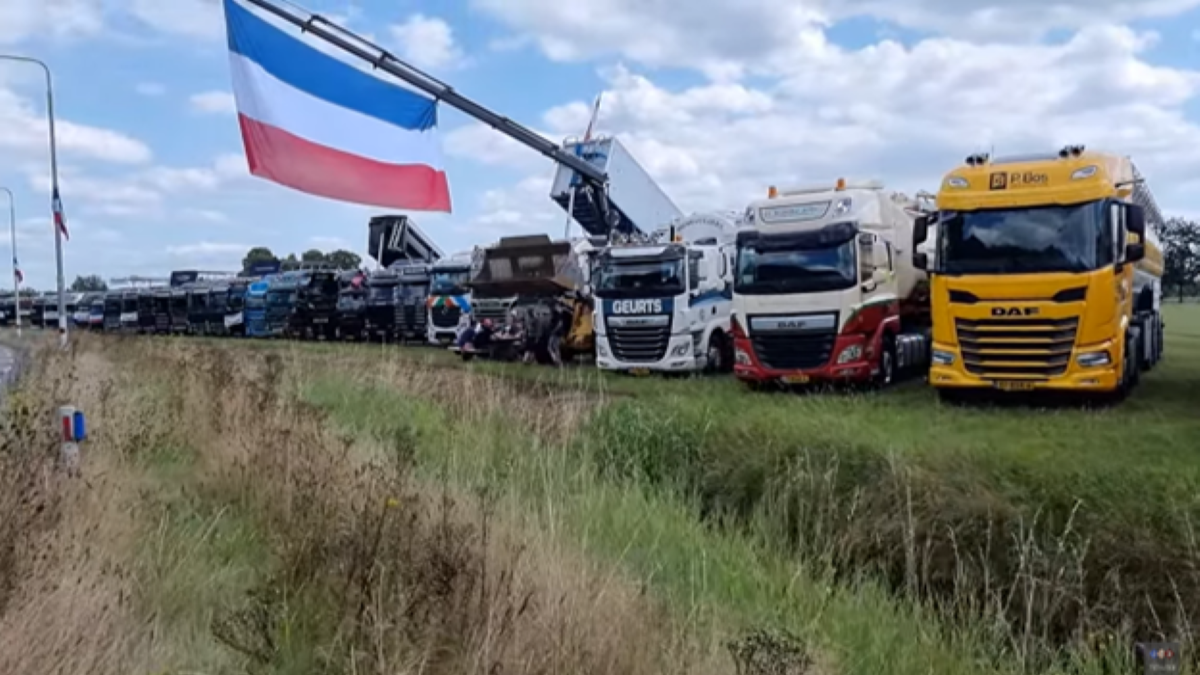 Dutch farmer protest in the Netherlands