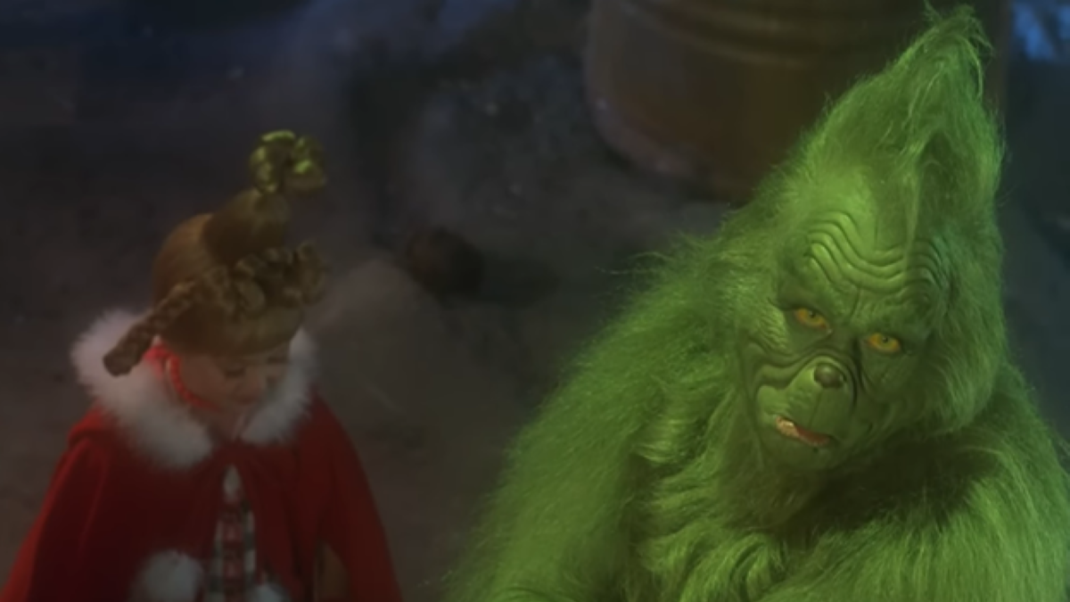Grinch getting his Christmas party invite