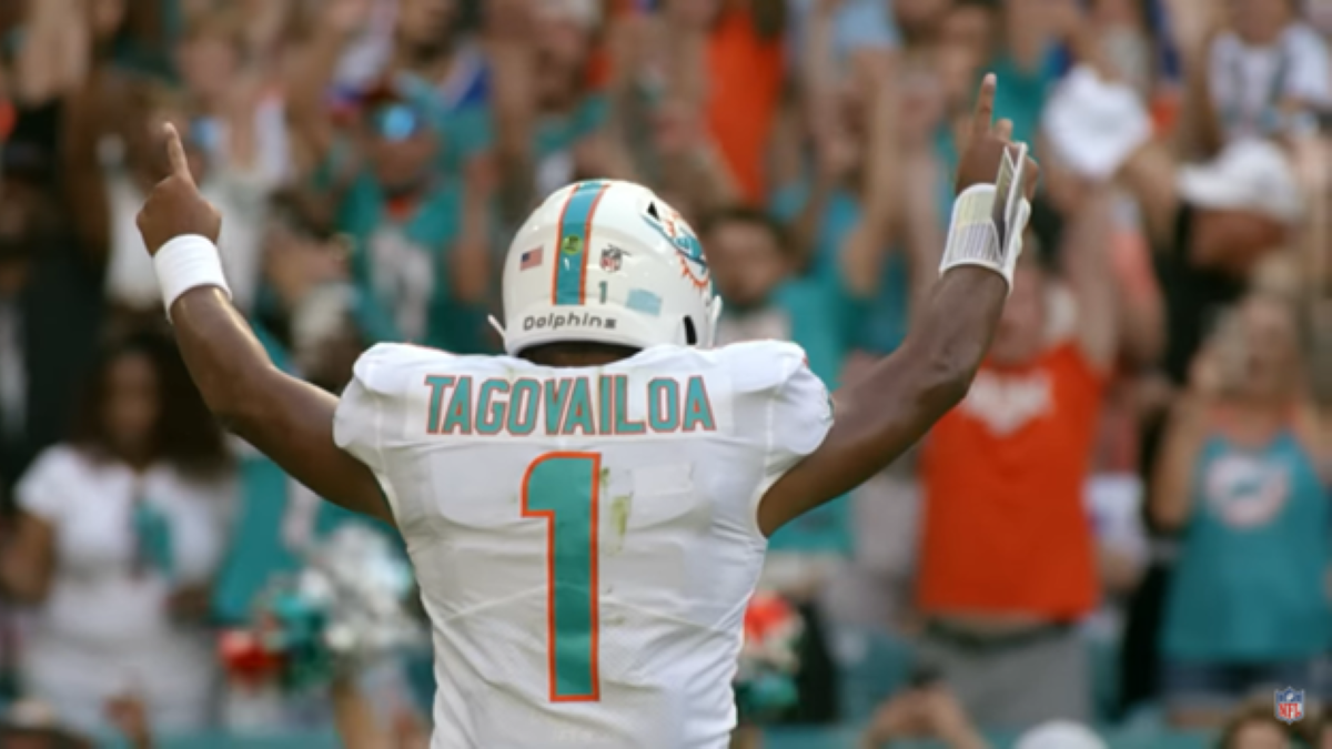 Tagovailoa, Dolphins Win Fifth Straight; Defeat Chargers 29-21