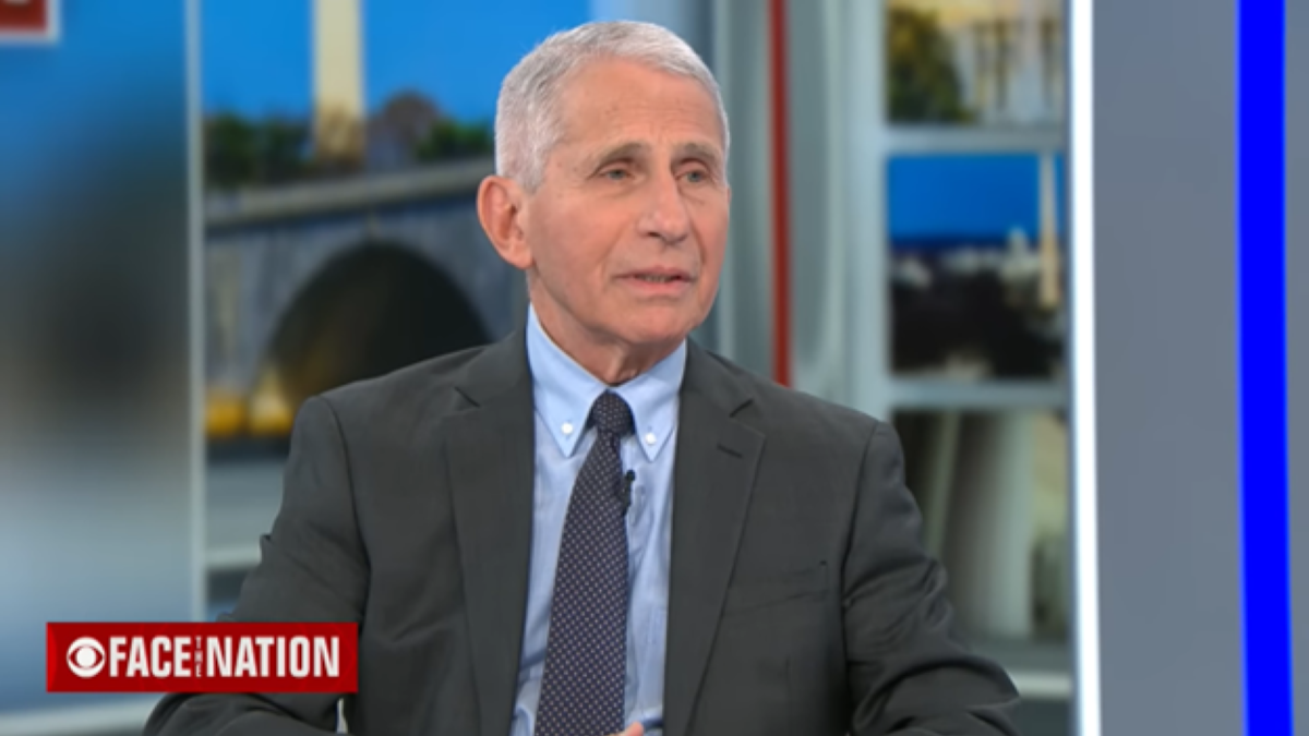 Anthony Fauci on CBS's Face the Nation