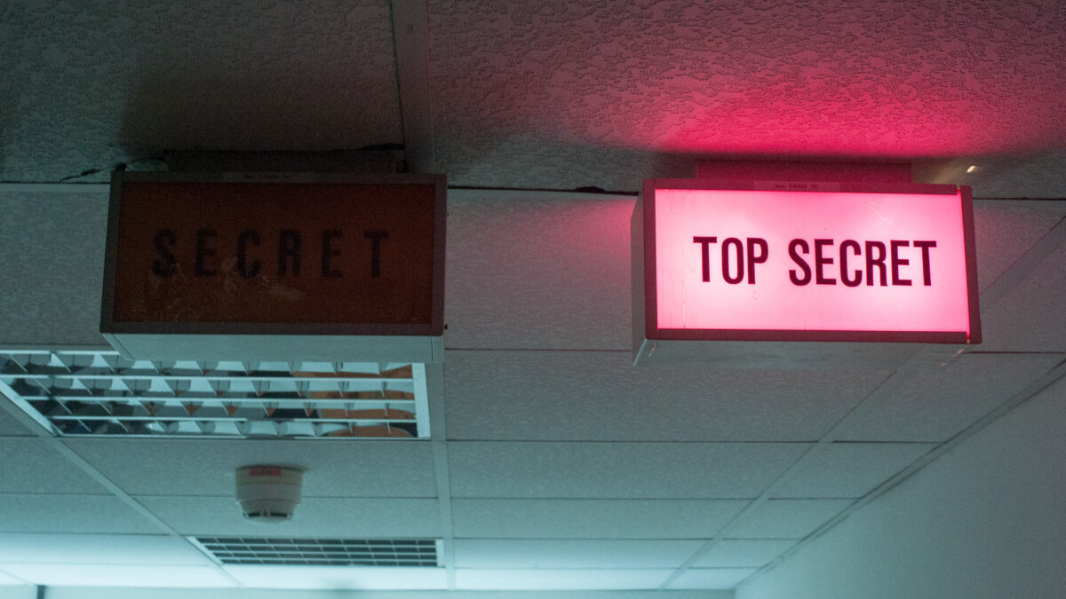 top Secret sign