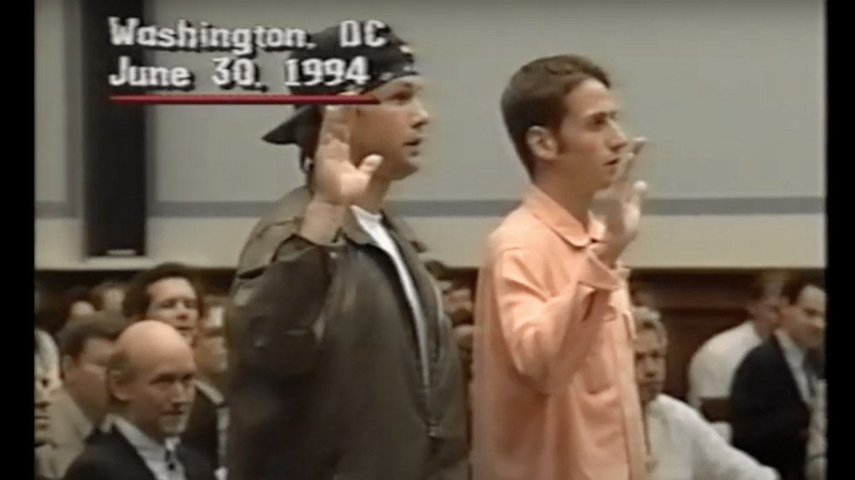 Pearl Jam at 1994 hearing