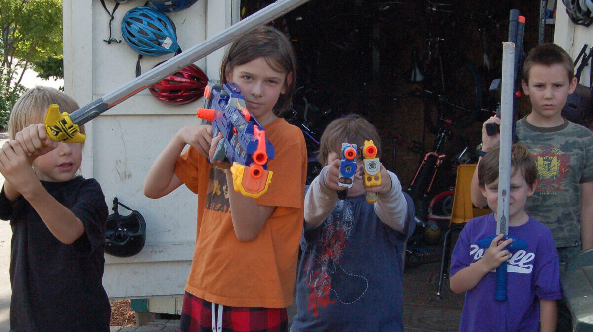 boys with guns