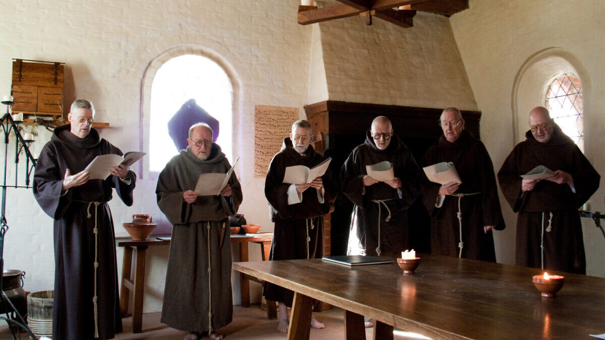 monks singing