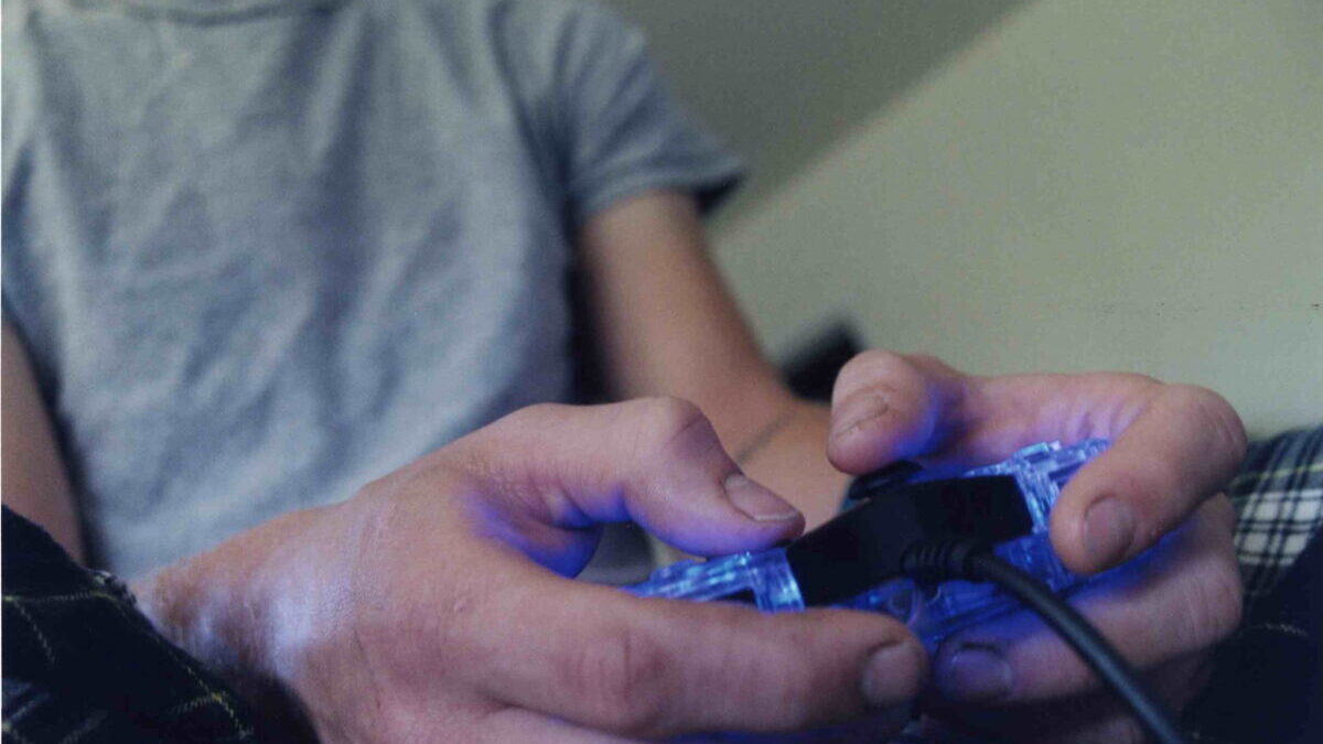boy playing Video Games