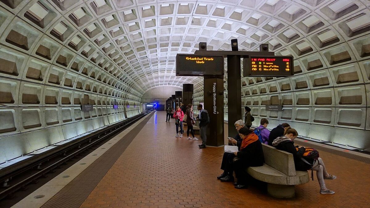 DC metro station