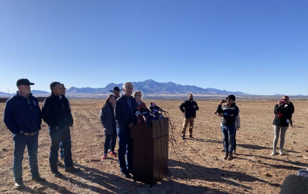 Kevin McCarthy speaks at border press conference in Arizona