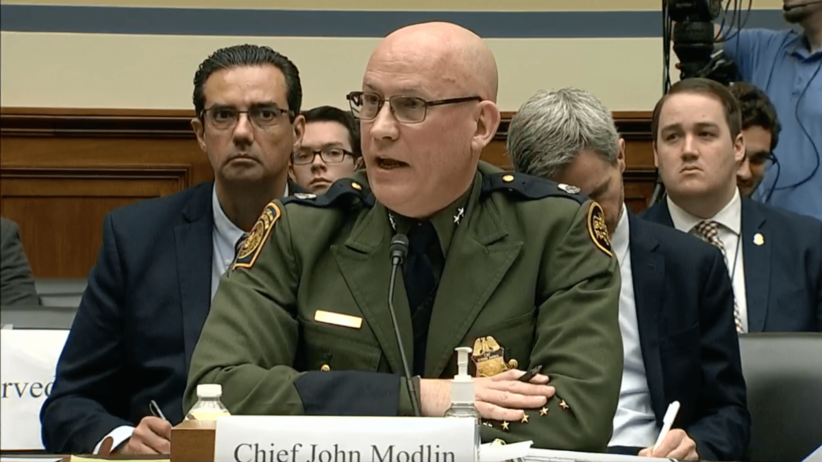 CBP Chief Patrol Agent of the Tucson sector John Modlin testifies to House Oversight Committee