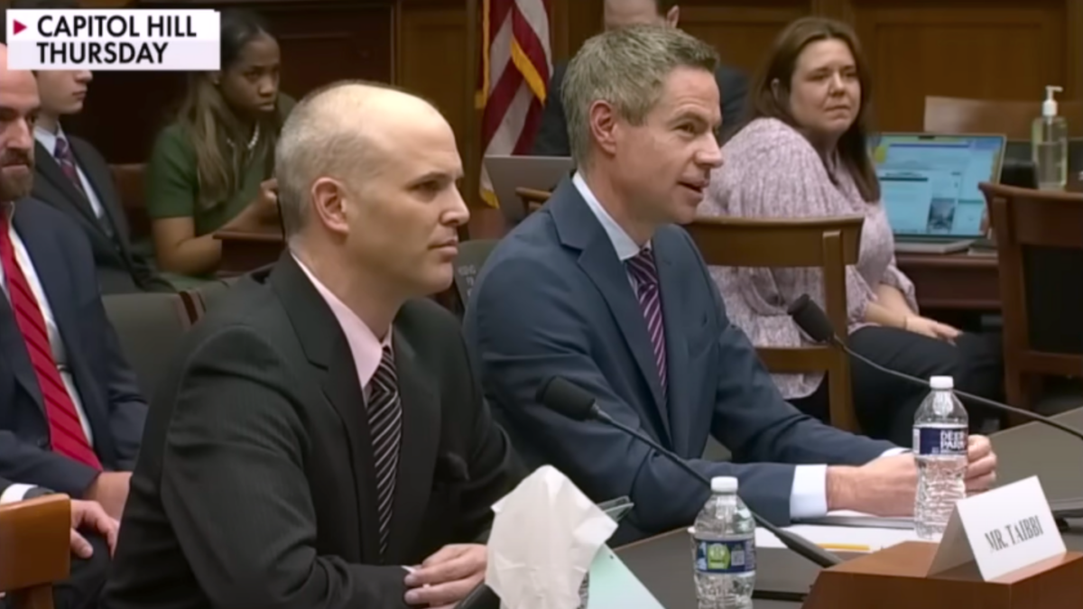 Twitter Files authors Matt Taibbi and Michael Shellenberger in congressional Hearing