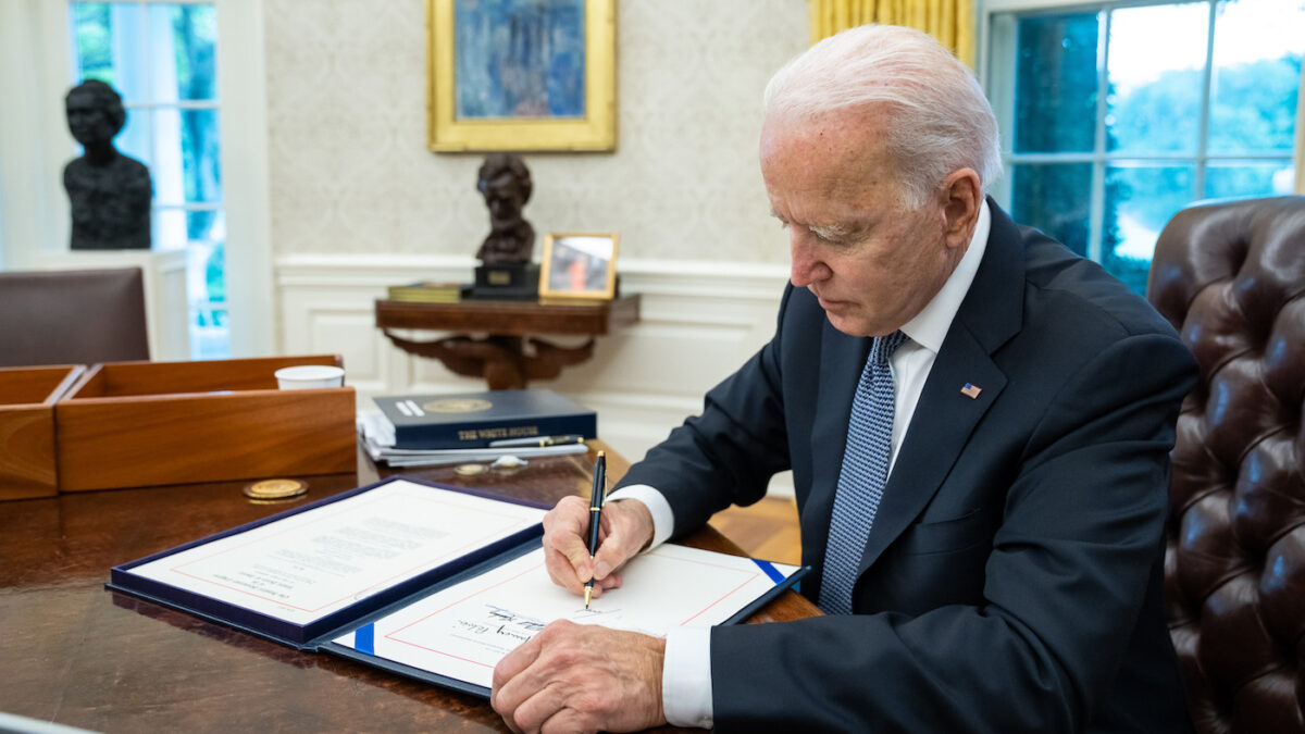 Biden signs appropriations bill