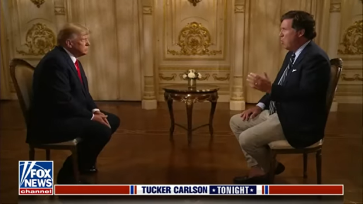 Trump Laments Tucker’s Ousting From Fox News: ‘I’m Shocked’