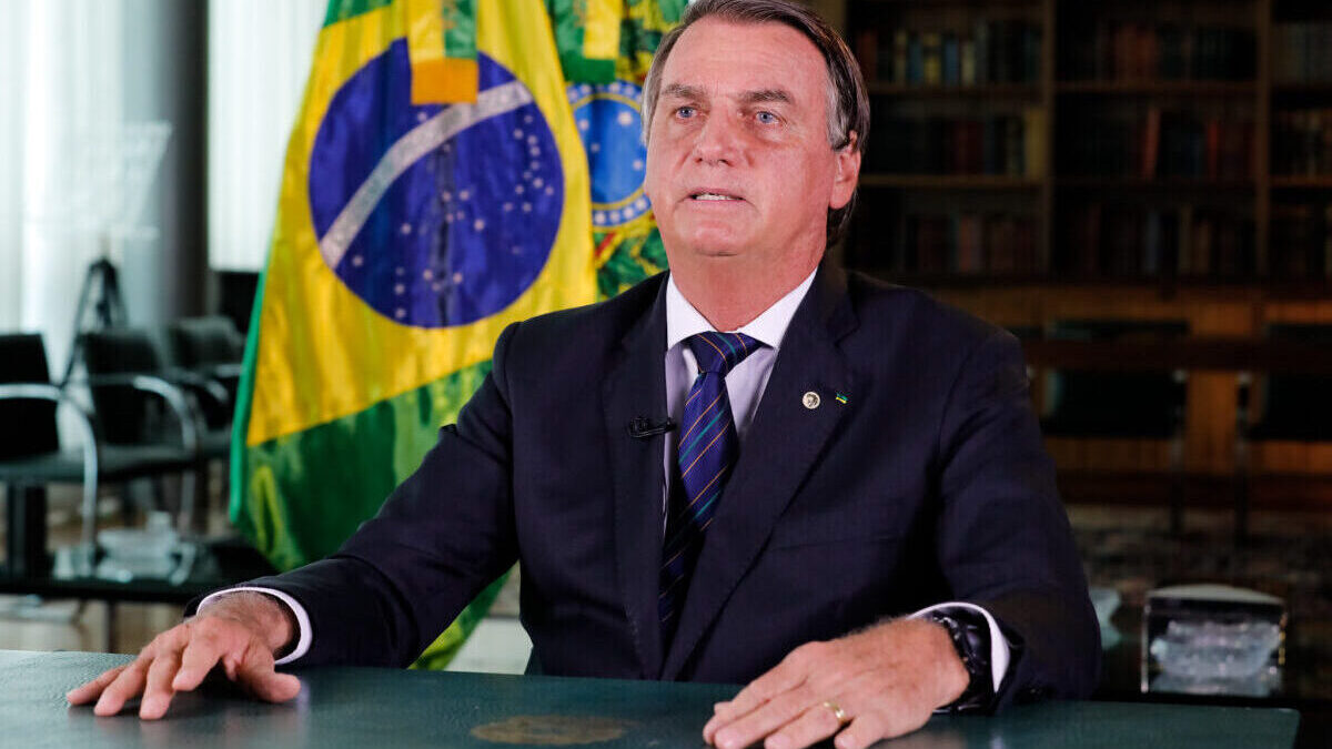 then-President Jair Bolsonaro