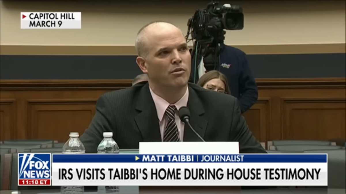 IRS probes Matt Taibbi for exposing Twitter and federal censorship.