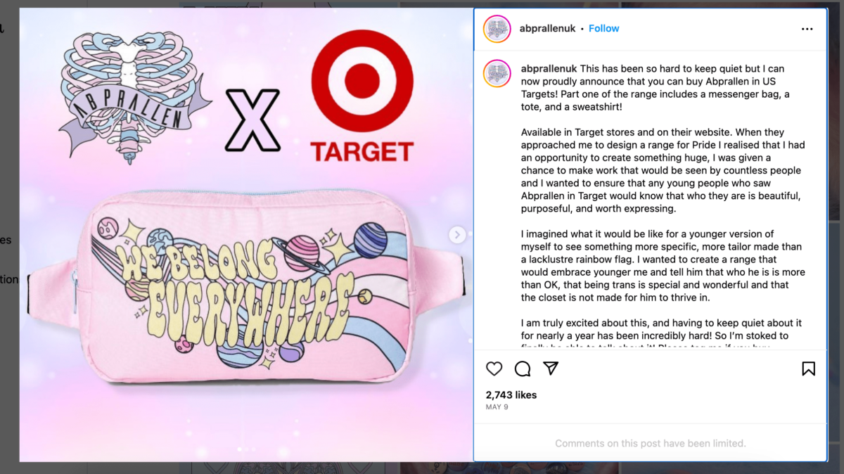 Target teamed up with a supporter of Satan who aims to eliminate critics of transgenderism.
