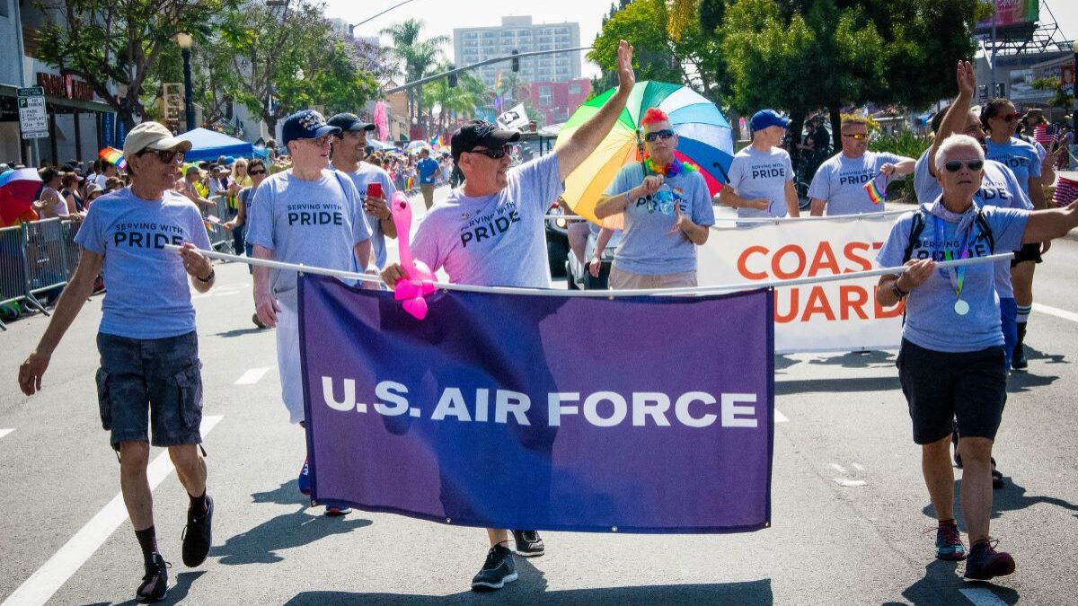 California National Guard pride parade 2019