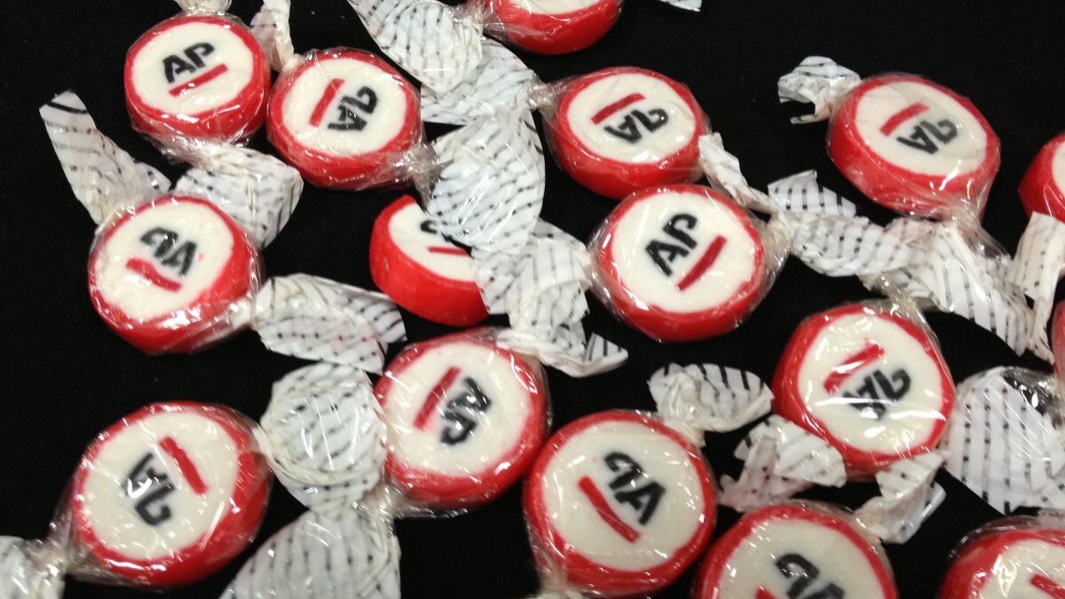 Associated Press themed candies