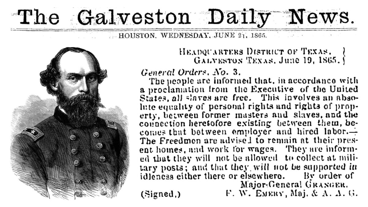 General Gordon Granger, The Galveston Daily News