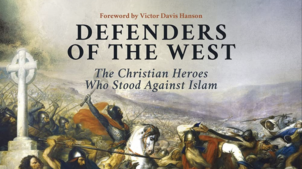 "Defenders of the West" book cover about the Crusades