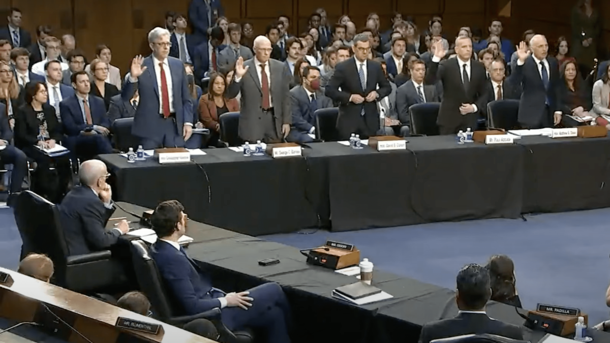 intelligence officials in Senate Judiciary Committee hearing