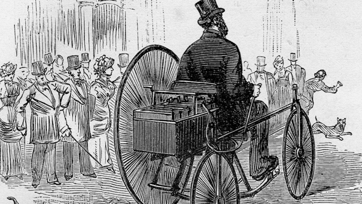 Gustave Trouvé's personal electric vehicle (1881)