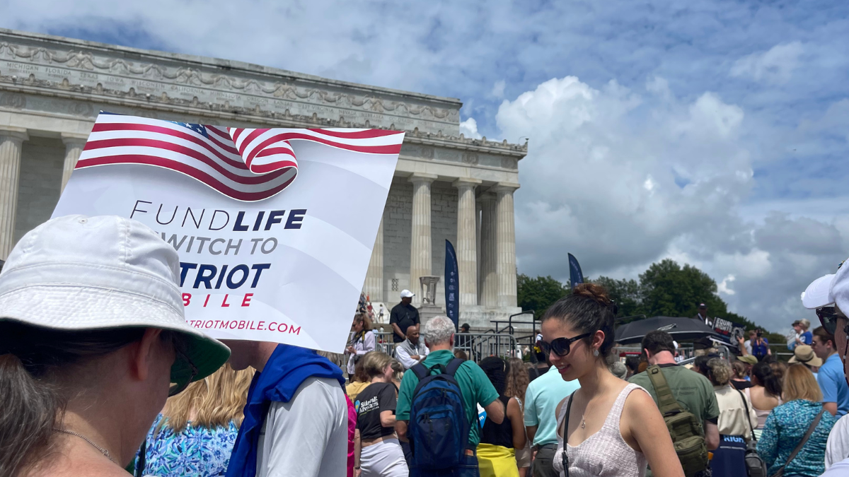 National Celebrate Life Day Rally at the Lincoln Memorial