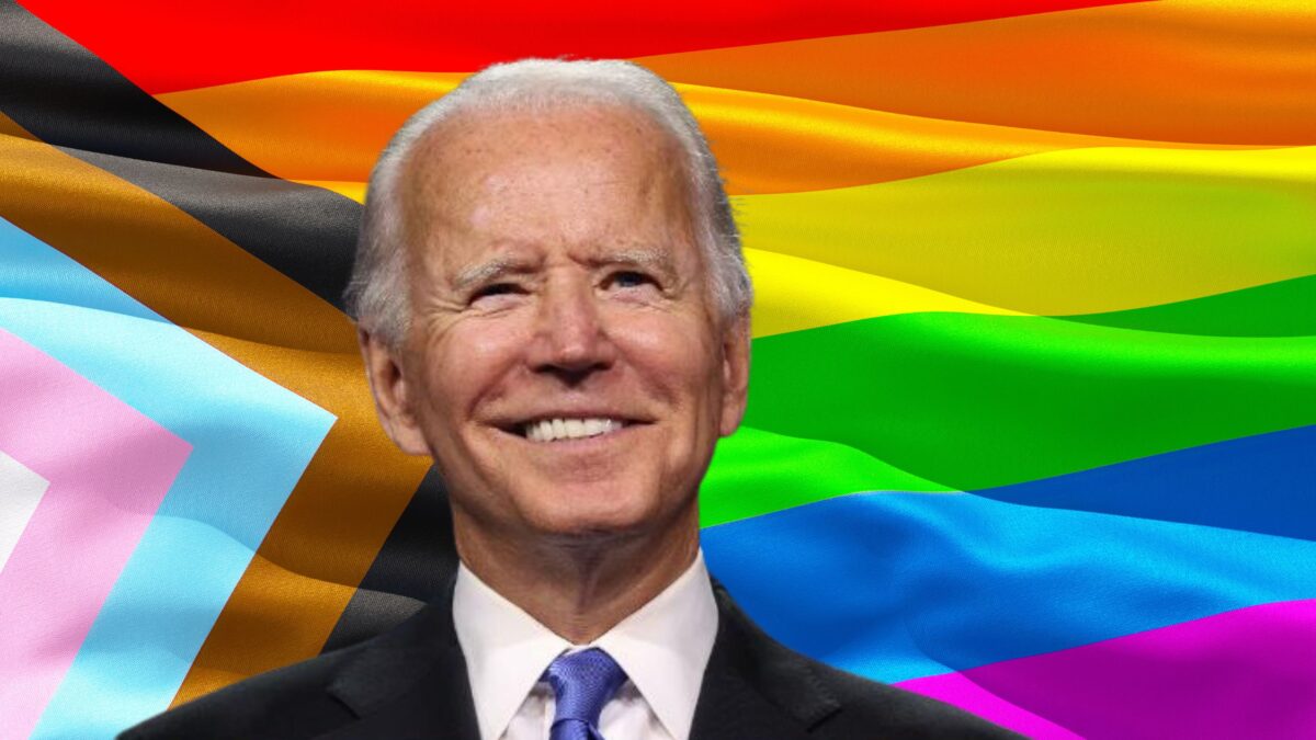Joe Biden pride flag