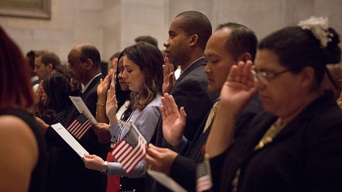 U.S. citizenship ceremony