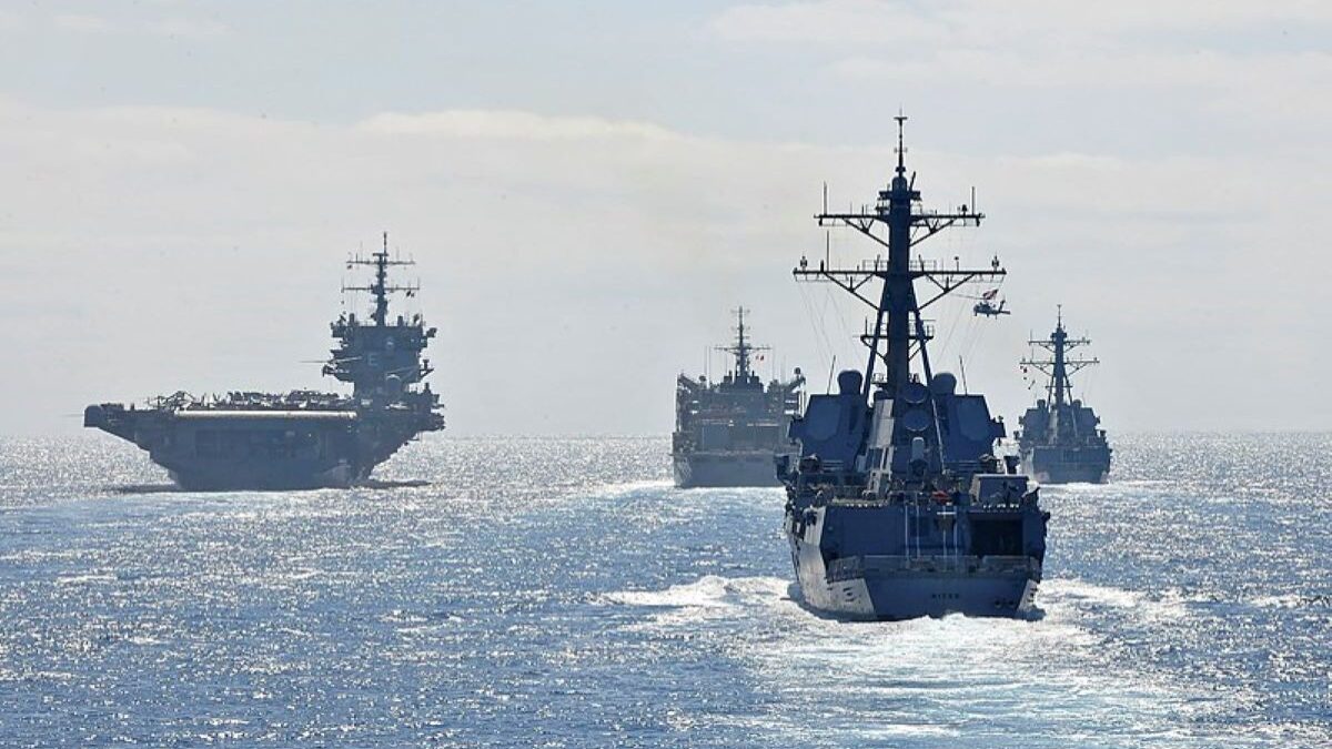 U.S. Navy conducting a patrol