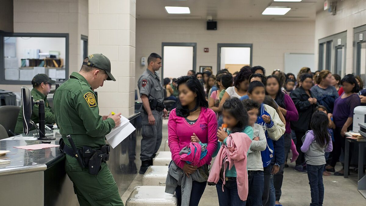 South Texas Border - U.S. Customs and Border Protection provide assistance to unaccompanied alien children after they have crossed the border into the United States.