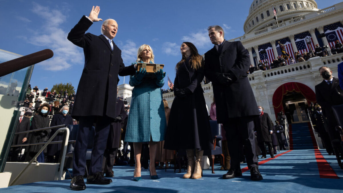 Biden family at inauguration