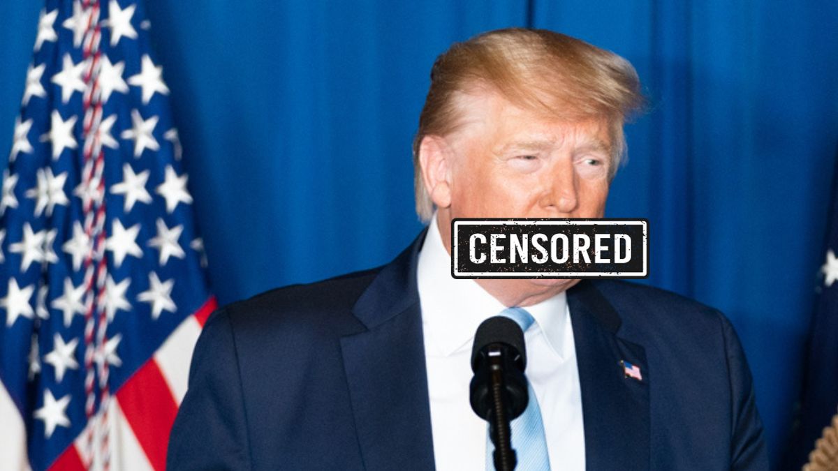 Donald Trump censored