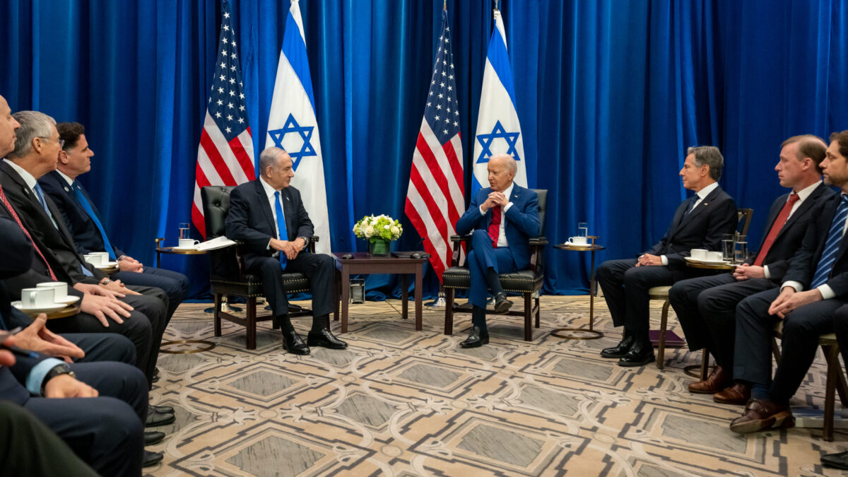Biden meets with Netanyahu