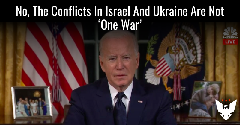 No, The Conflicts In Israel And Ukraine Are Not 'One War' - Vimarsana News