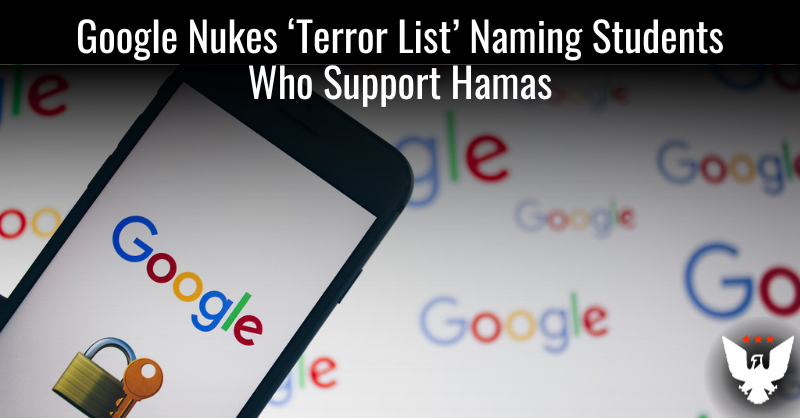 Google Nukes 'Terror List' Naming Students Who Support Hamas - Vimarsana News