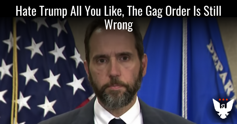 Hate Trump All You Like, The Gag Order Is Still Wrong - Vimarsana News