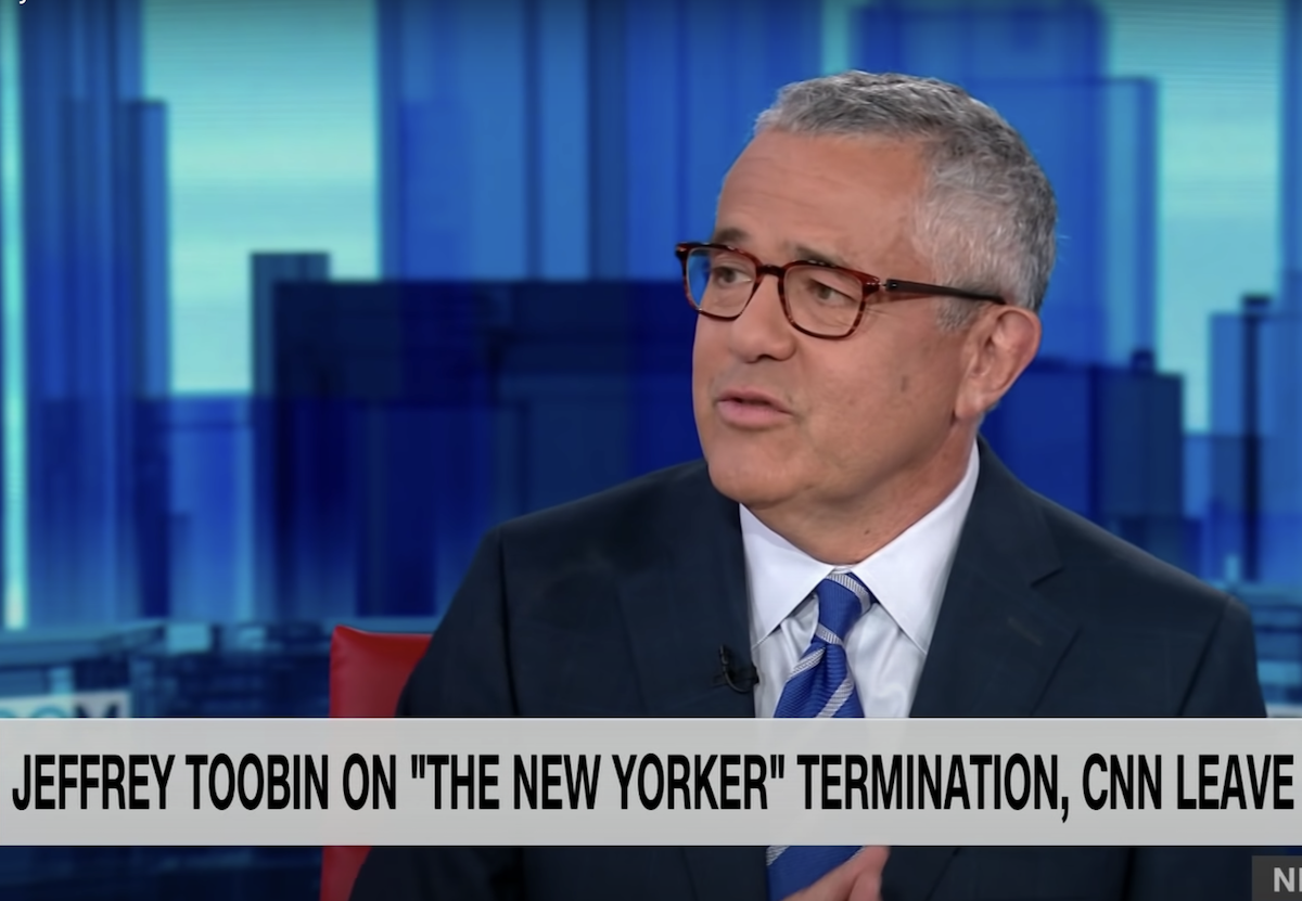 Jeffrey Toobin, a video call participant, expresses admiration for Trump’s potential to incite violence.
