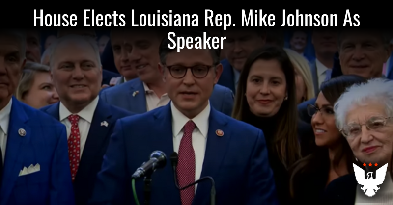 House Elects Louisiana Rep. Mike Johnson As Speaker - Vimarsana News