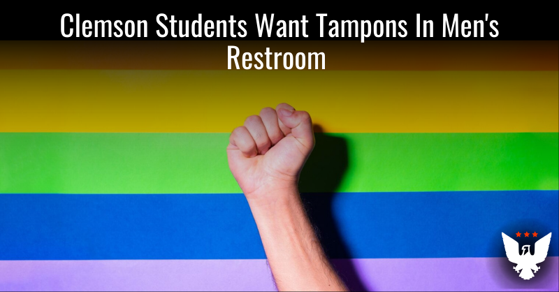 Clemson students hold Take Back Pride march after tampons removed