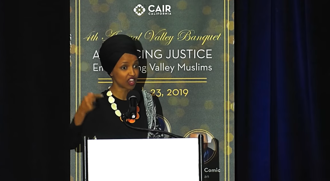 Ilhan Omar speaking at CAIR