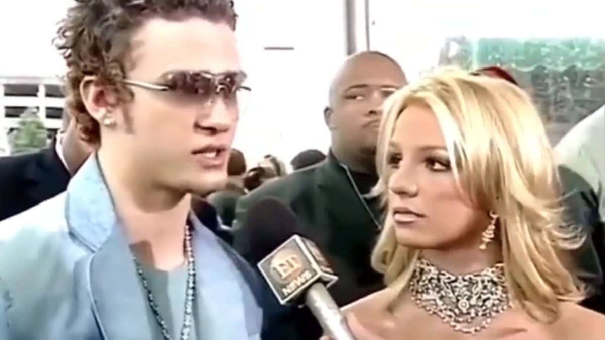 Britney Spears and Justin Timberlake in 2001