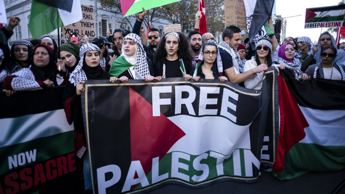 Palestine rally