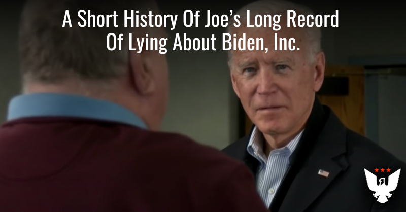 A Short History Of Joe's Long Record Of Lying About Biden Inc. - Vimarsana News