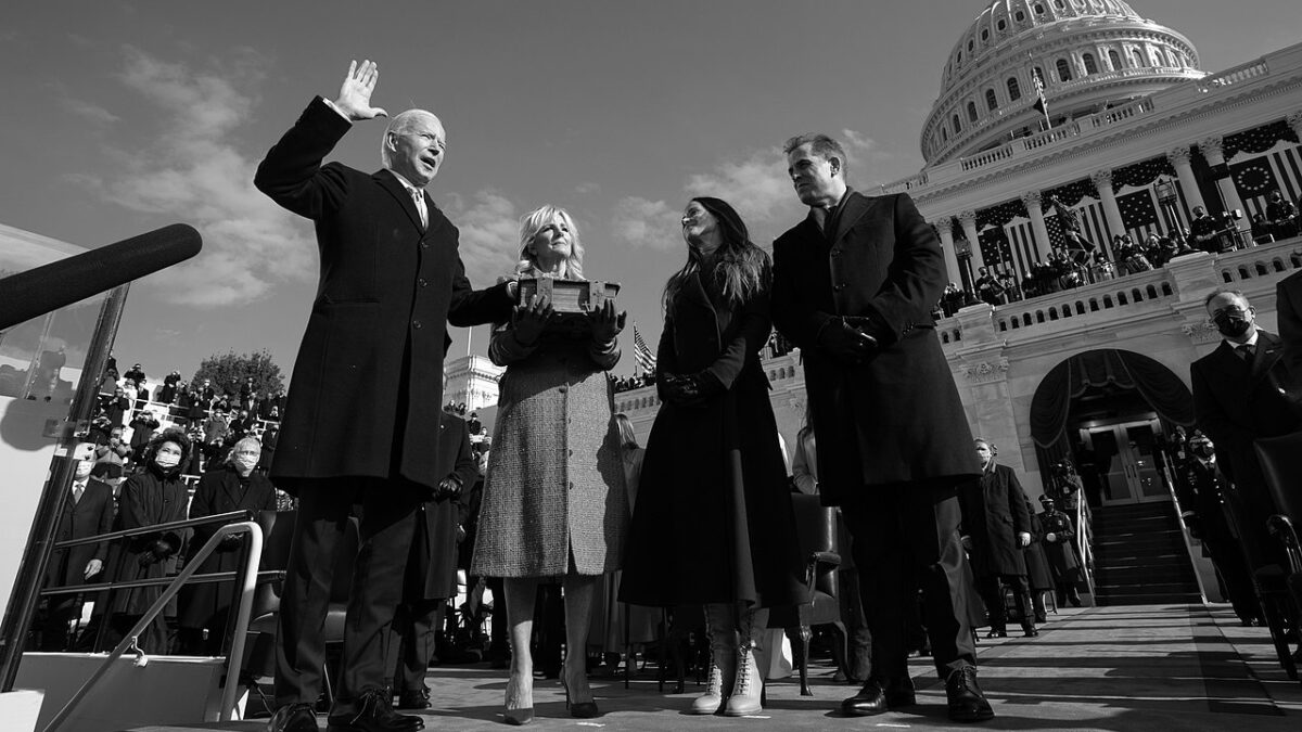 Hunter Biden with family at inauguration