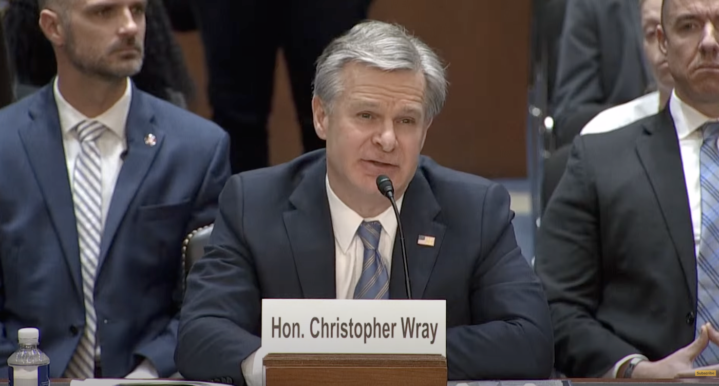 Wray misleads Congress on FBI’s concealment of credible Biden bribery report