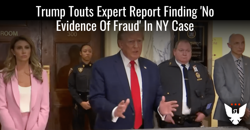Trump Touts Expert Report Finding 'No Evidence Of Fraud' In NY Case - Vimarsana News