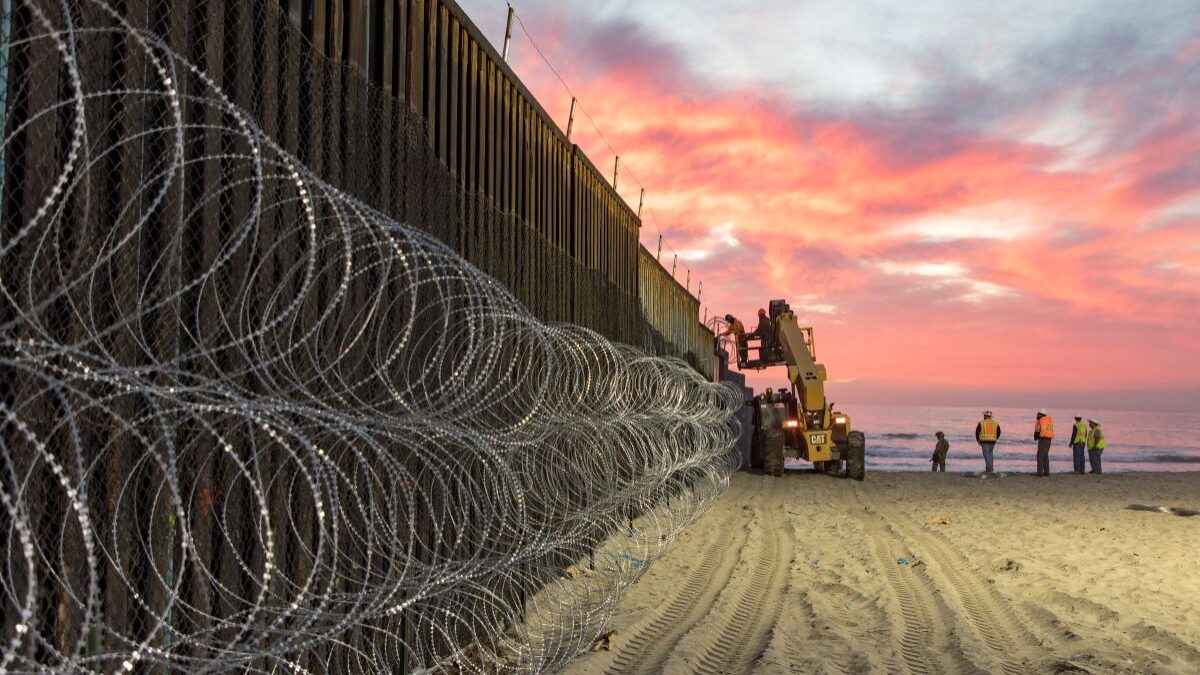 border wall at the U.S. southern border.