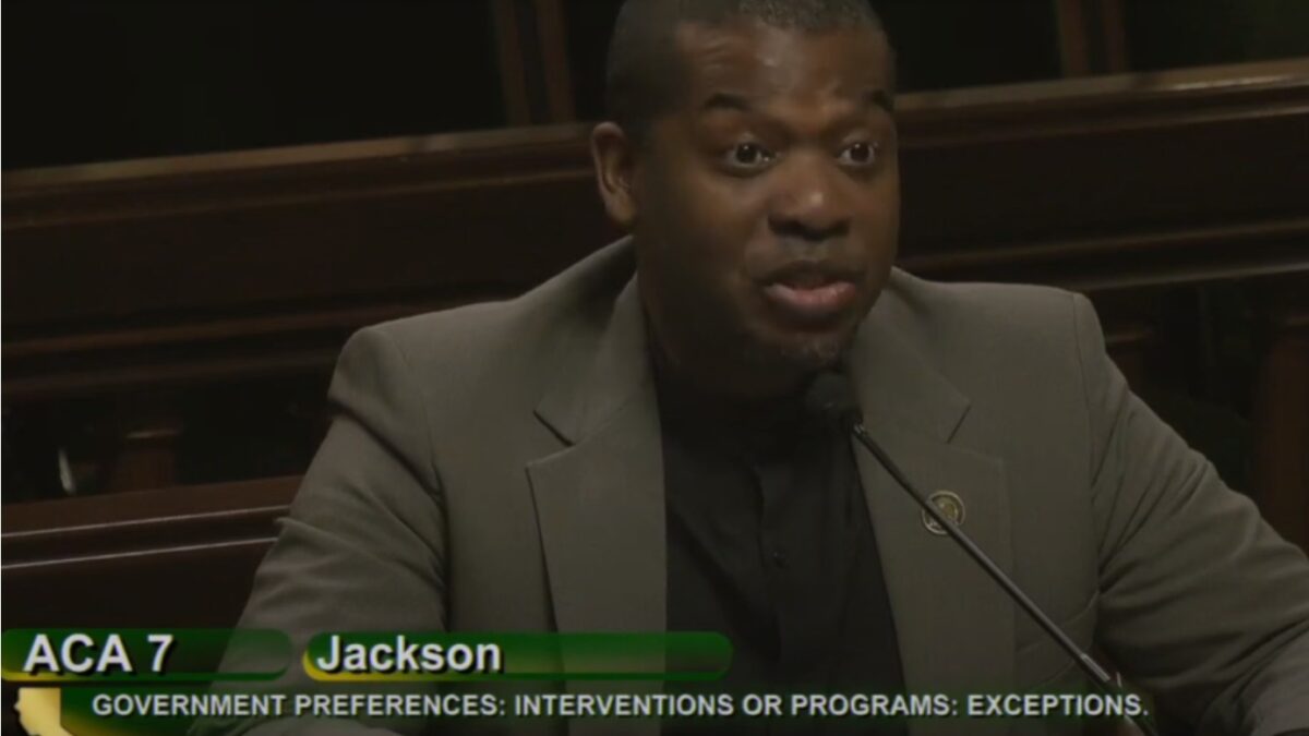 Assemblyman Corey A Jackson, D-Perris.