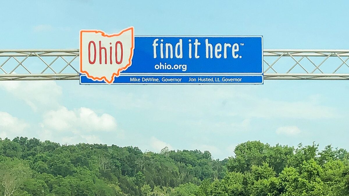 'Welcome to Ohio' sign