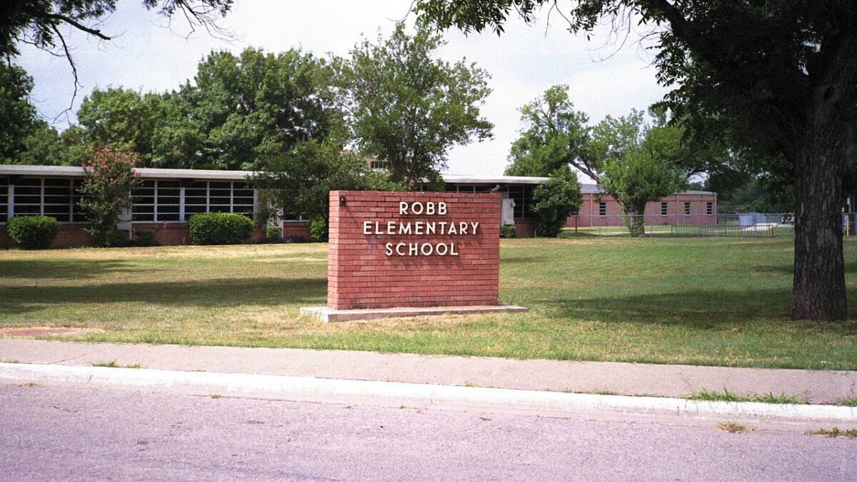 Robb Elementary School in Uvalde, Texas.