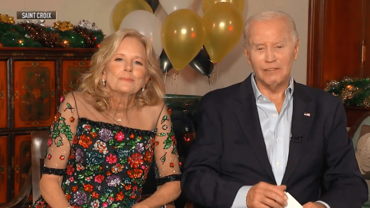 President Joe Biden and First Lady Jill Biden on New Year’s Rockin’ Eve